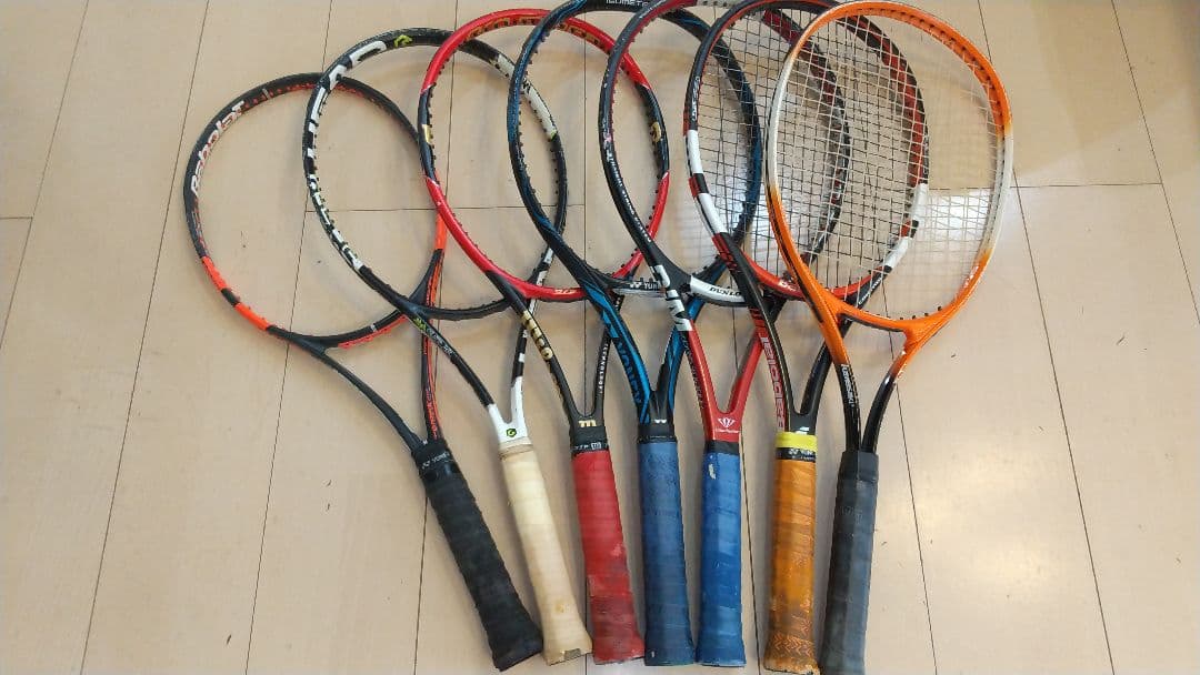 【まとめ売り】各種メーカーテニスラケット7本