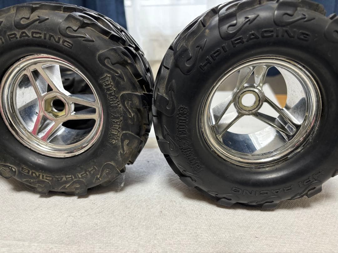 hpi サベージ 用タイヤホイール17ミリハブ用