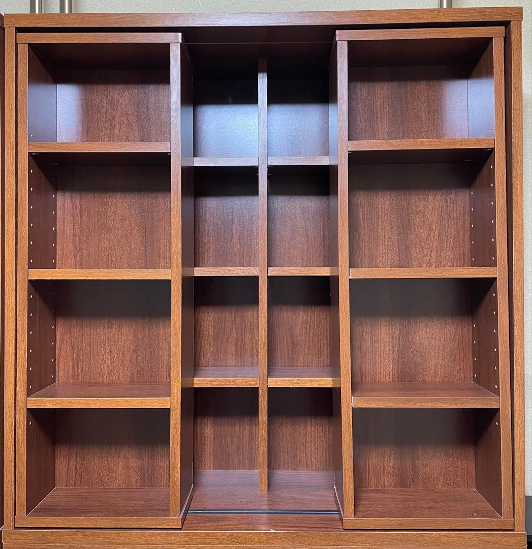 【組立不要】本棚　ブラウン