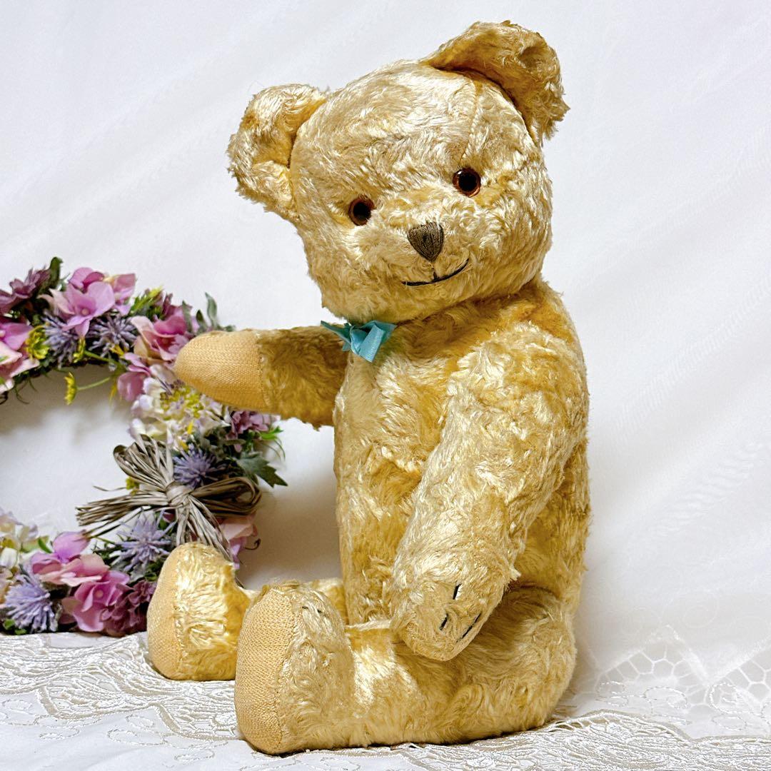 ❤️奇跡の極美品✨❤️英国にっこりアンティークベア　テディベア　ビンテージ　イギリス