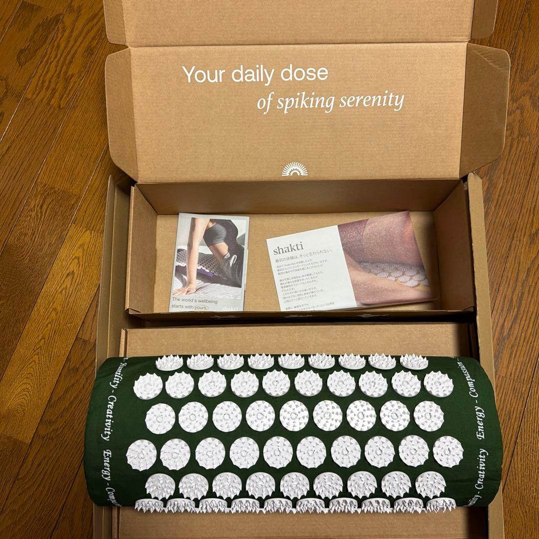 【正規品】シャクティマット　マットとピローセット　LEVEL2 緑