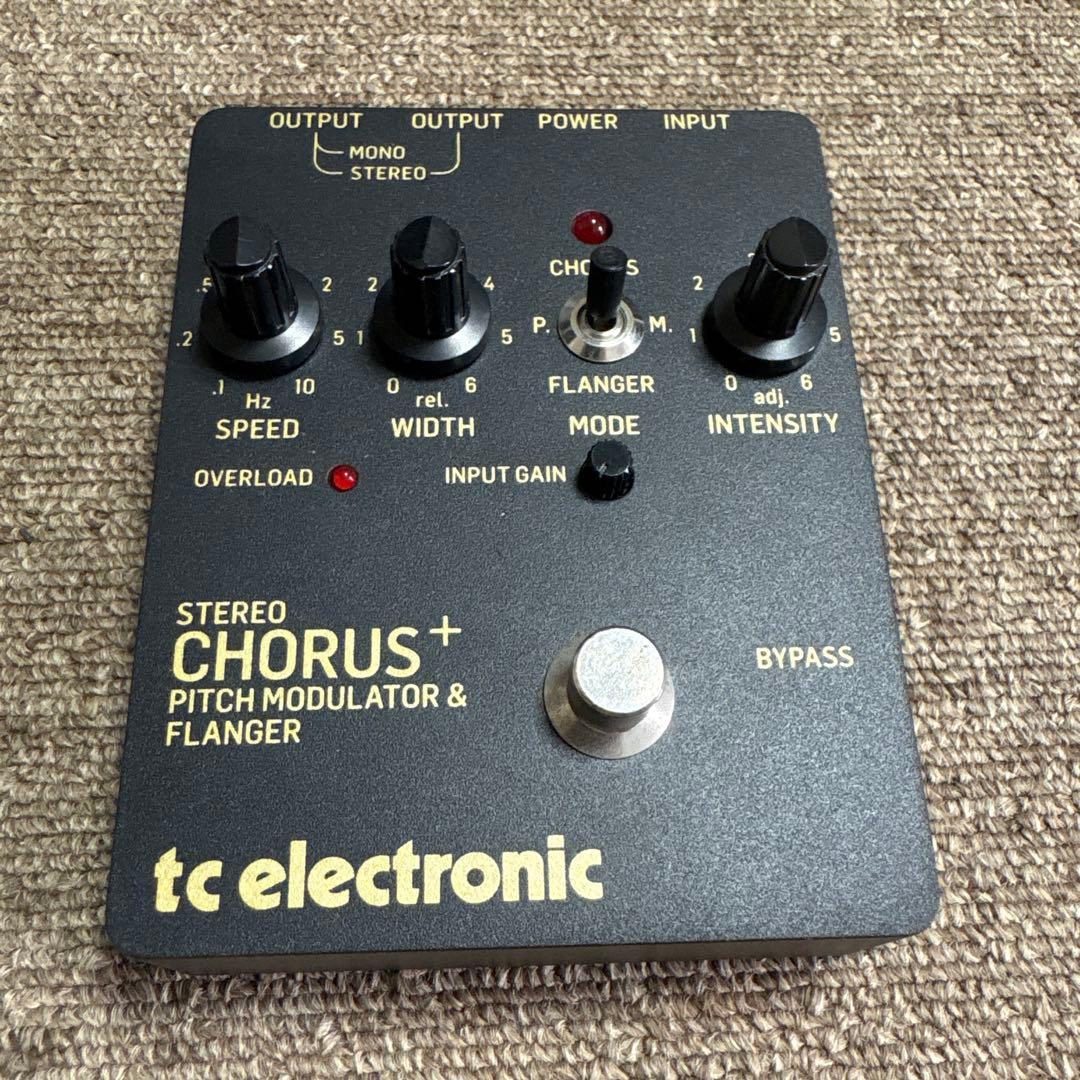 ギター tc electronic Stereo Chorus + SCF GOLD