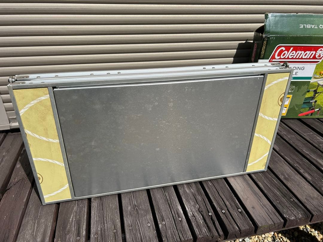 テーブル・チェア・ハンモック Coleman SLIM 4-FOLDING BBQ TABLE