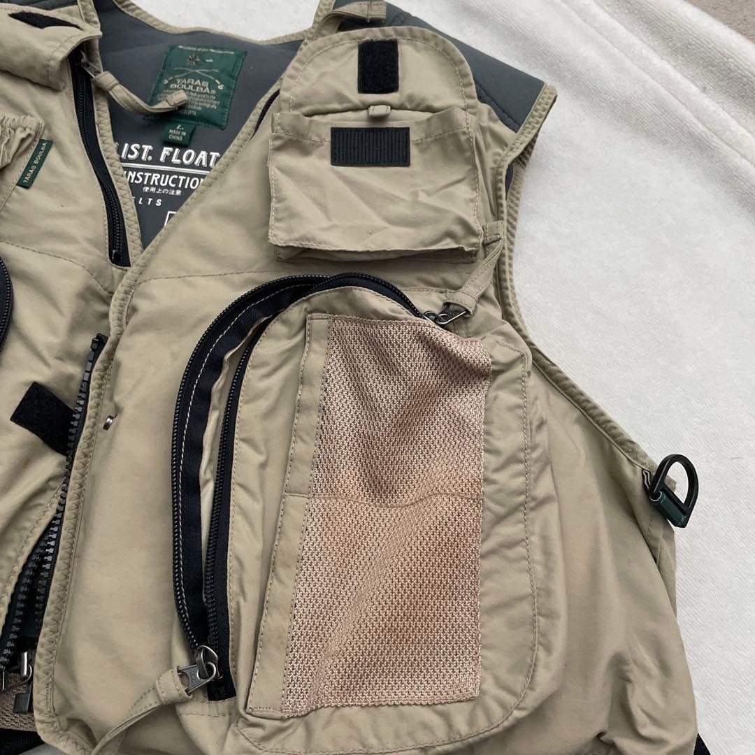 レア‼️ TARAS BOULBA アシックス　フィッシングフロートベスト　L
