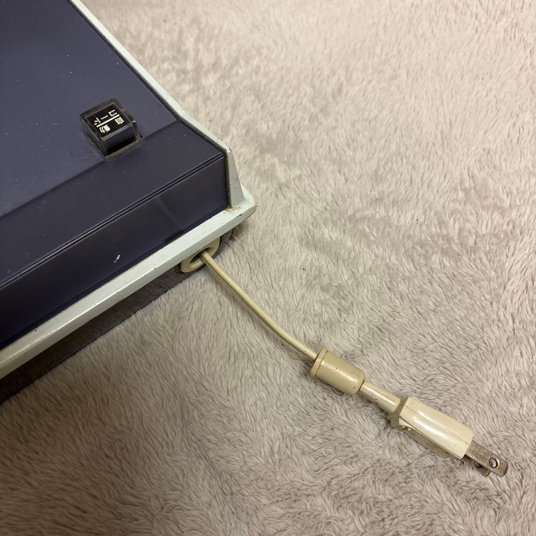 昭和レトロ家庭用扇風機 青い羽根 メタル製