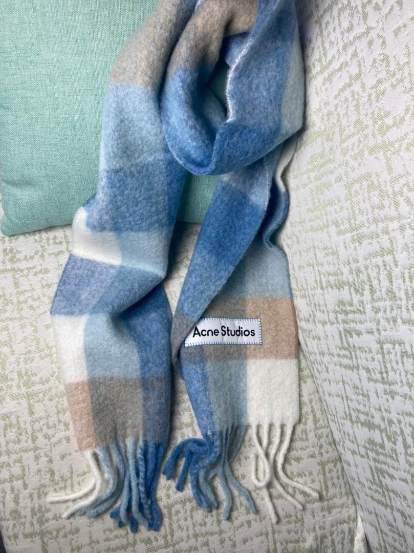 Acne Studios チェック柄マフラー