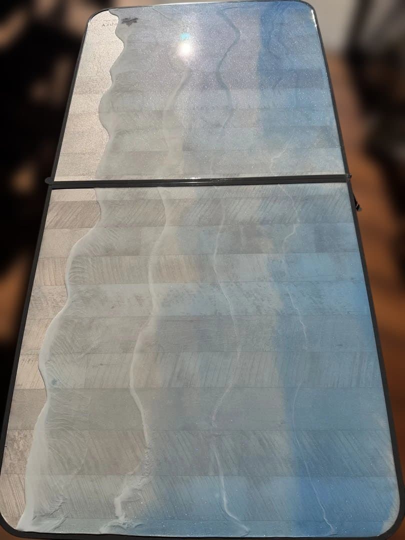 ロゴス ROSY ファミリーテーブル レジン 120×60×35/68cm