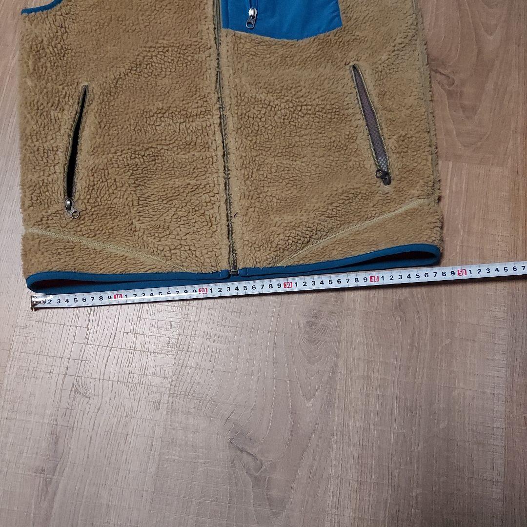 patagonia レトロX ベスト M ベージュ/青
