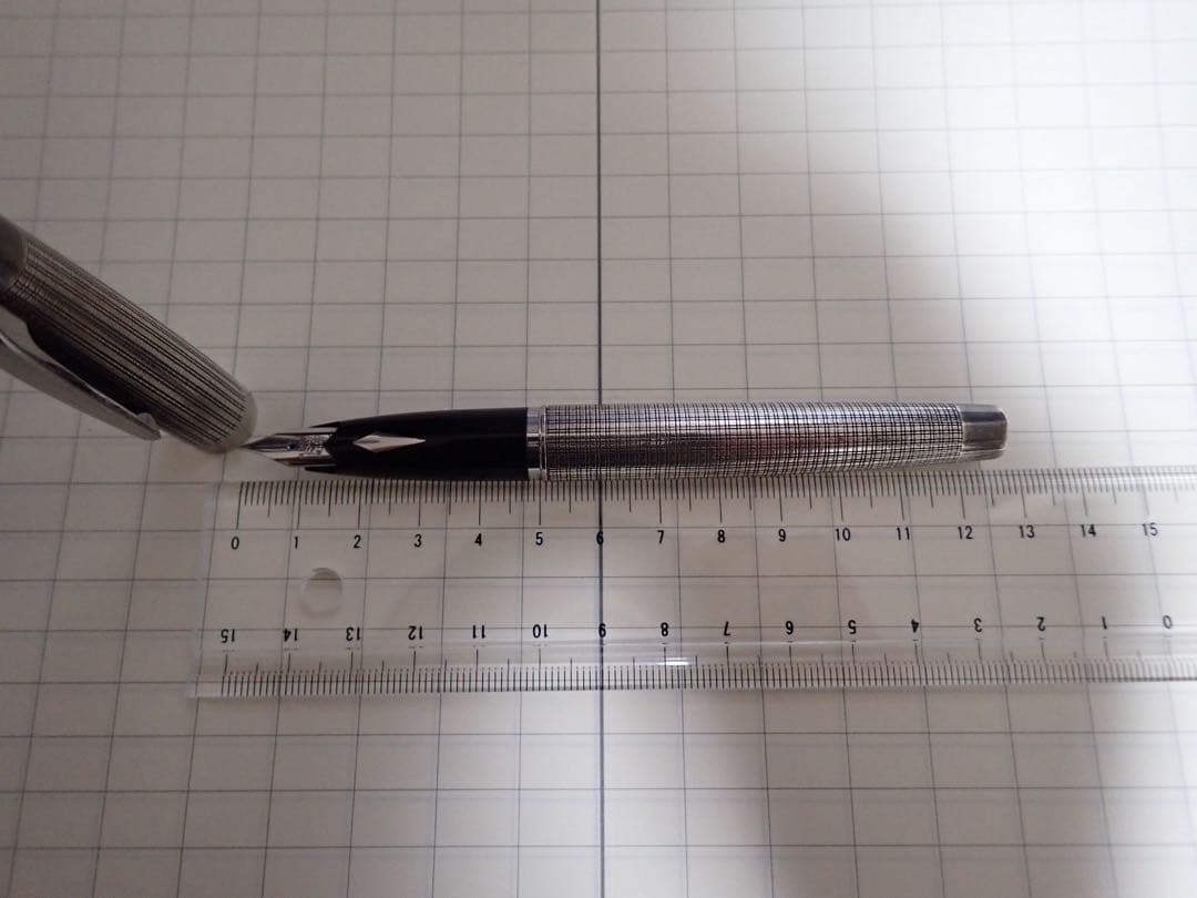 プラチナ万年筆｜プラチナ・プラチナ｜1stモデル｜F（細字｜スターリングシルバー