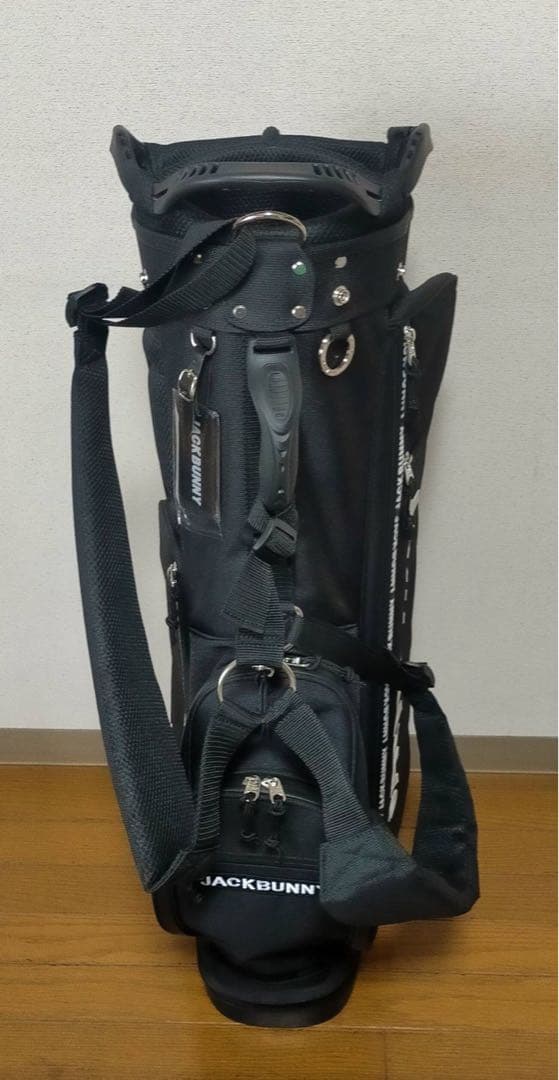 新品 ジャックバニー by パーリーゲイツ ブラック ツアー キャディバッグ