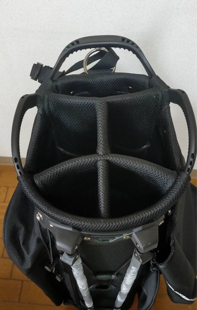 新品 ジャックバニー by パーリーゲイツ ブラック ツアー キャディバッグ