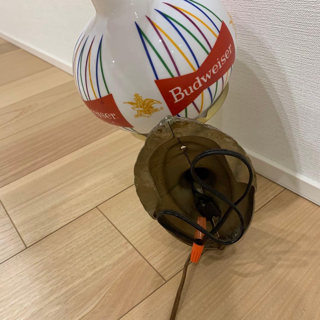 動作品 ビンテージ Budweiser ライトサイン バドワイザー 壁掛け照明