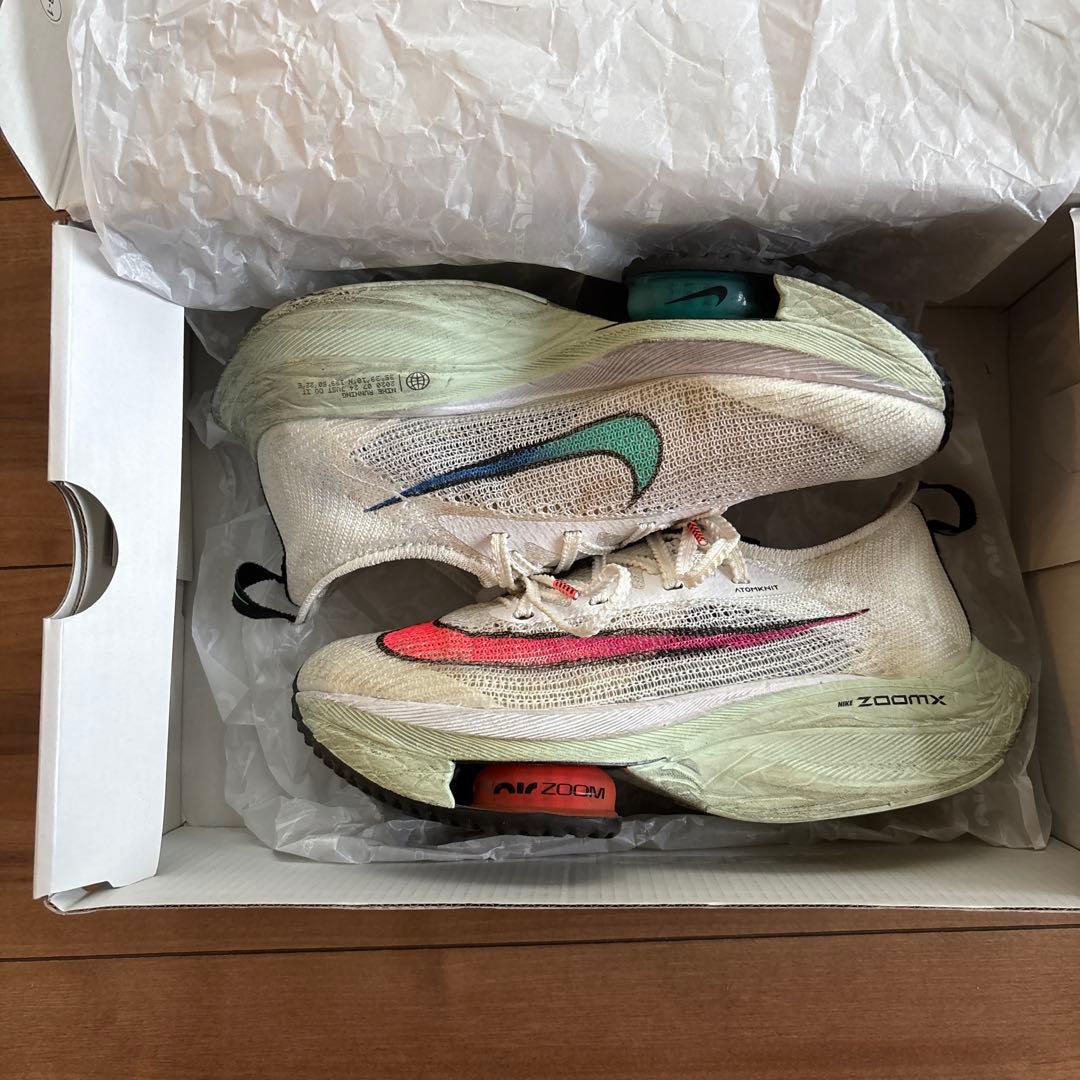 NIKE ナイキ エア ズーム アルファフライ ネクスト％　23.5cm 箱あり
