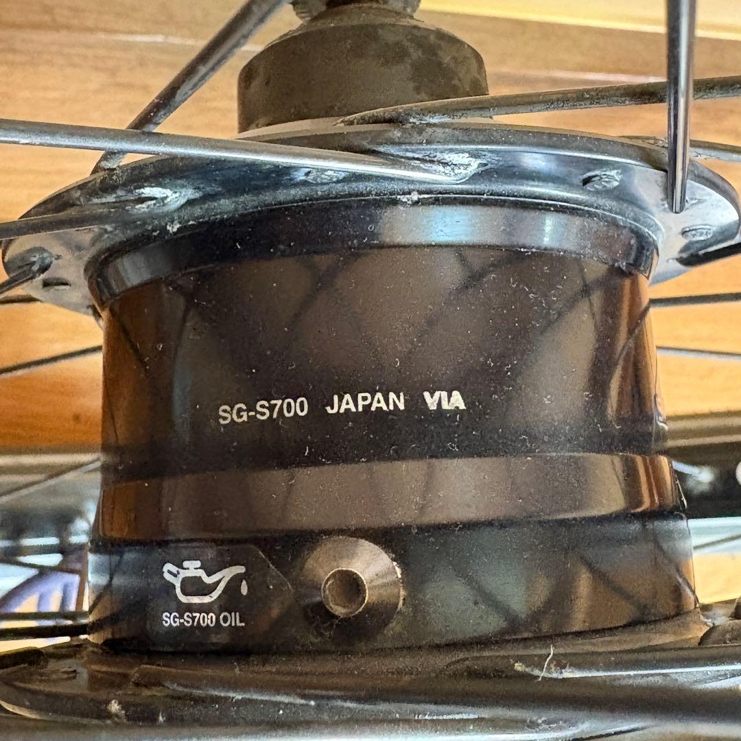 【中古】ALFINE アルフィーネ11s 26インチタイヤホイール前後セット