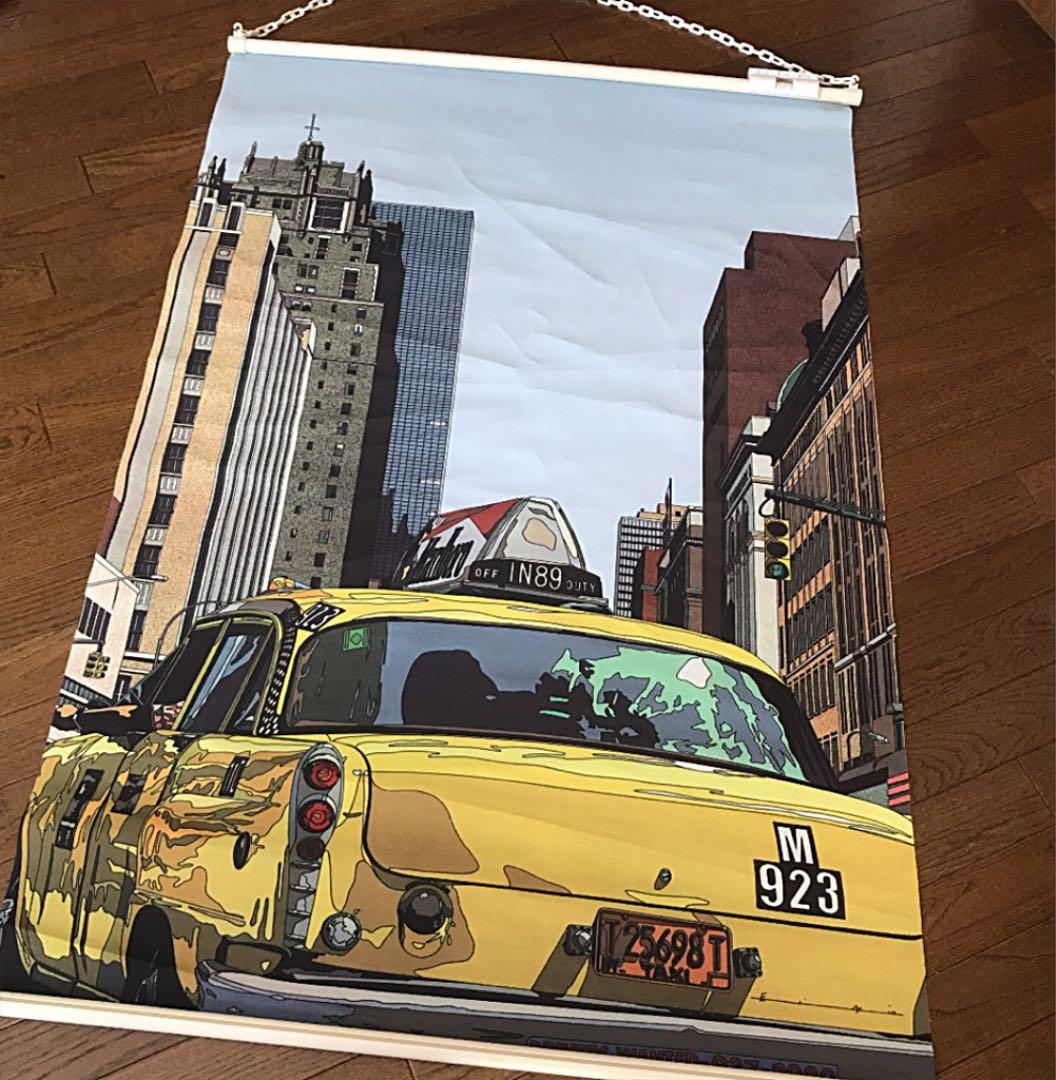 【希少 新品】FIZIN SUZUI 鈴木英人 アート スクリーン 当時モノ