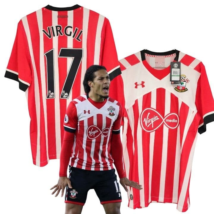 16-17 サウサンプトン　ファン・ダイク　オフィシャルユニフォーム