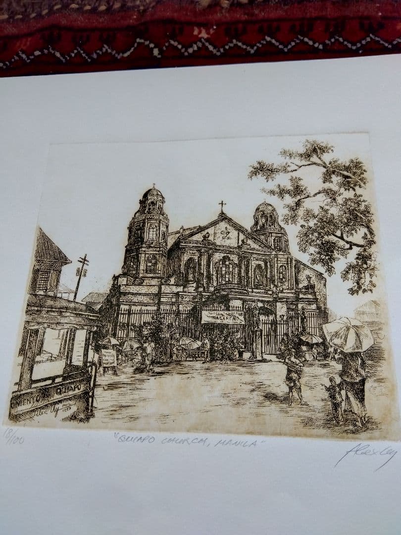 エッチング版画 4枚