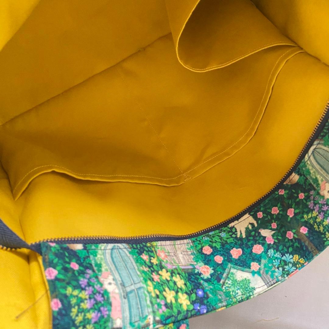 オーダー品　ハンドメイド　ユキエモン　トートバッグ　A4サイズ