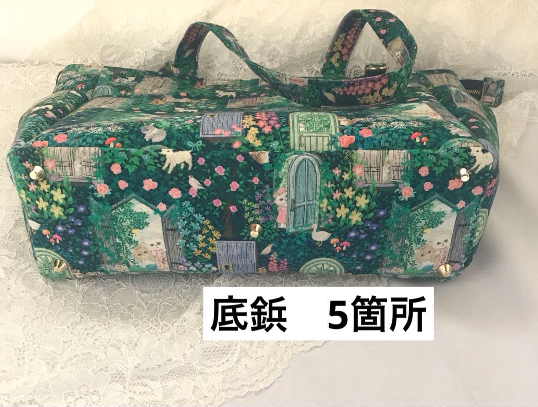 オーダー品　ハンドメイド　ユキエモン　トートバッグ　A4サイズ