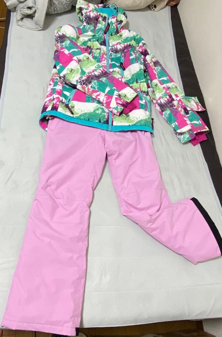 Burton スキーウェア Lサイズ ピンク・マルチカラー