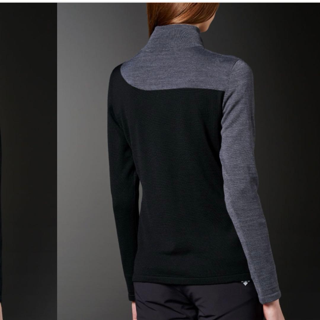 デサント ジップスタンド セーター