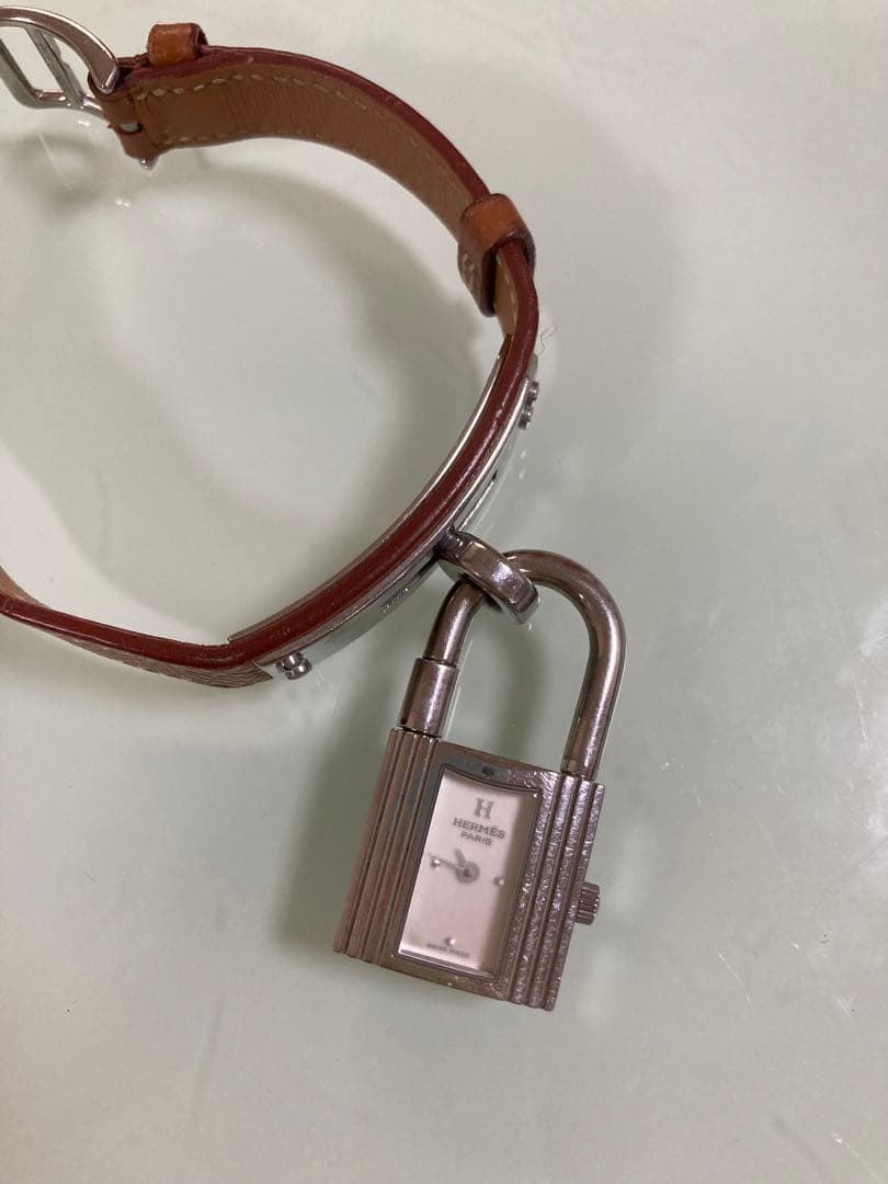 HERMES ケリー　時計　ブラウン