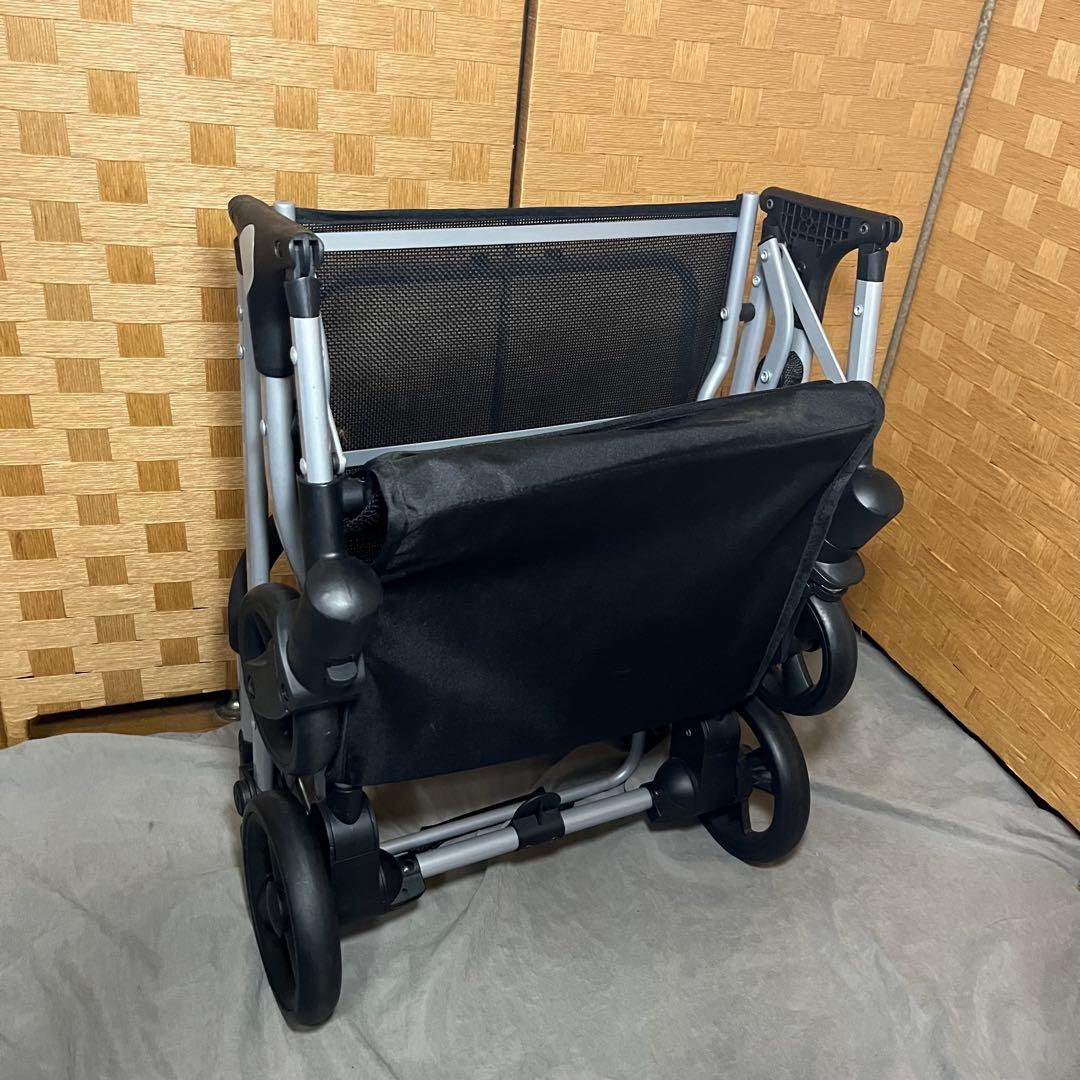 ECOCa折りたたみショッピングカート ブラック