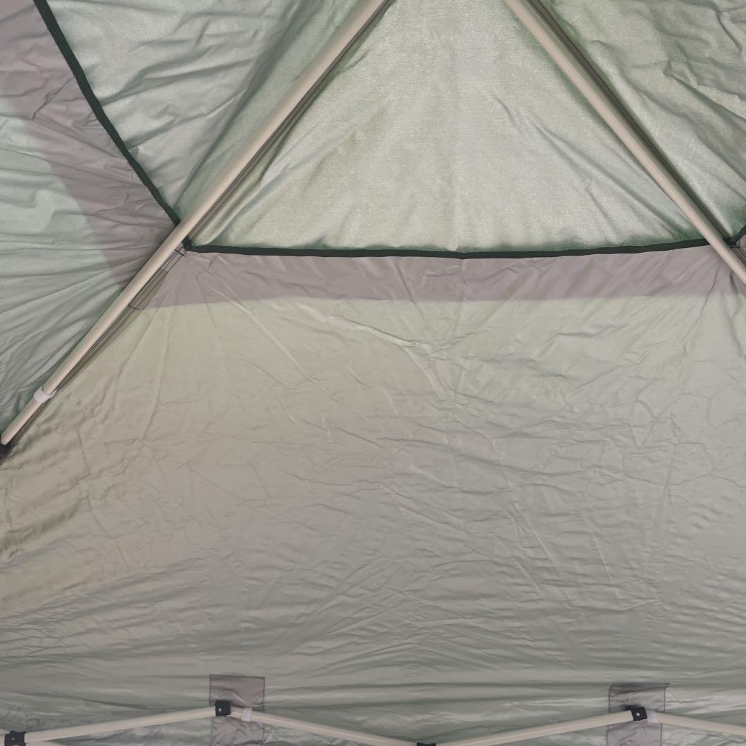 FIELDDOORタープ3m×3m UVカット耐水 サイドシート 2枚付き