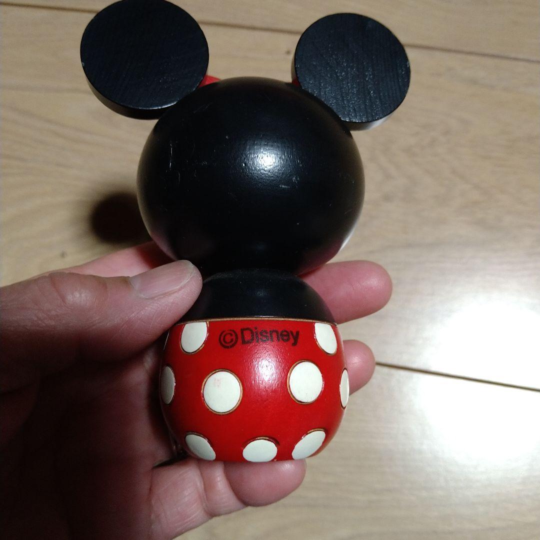 卯三郎こけし ミッキー ミニー2体セット
