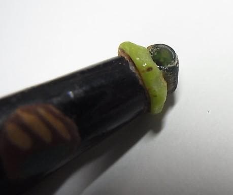 ★K0503★古代とんぼ玉 (A51) イスラム　特大ペンダント　ガラスビーズ