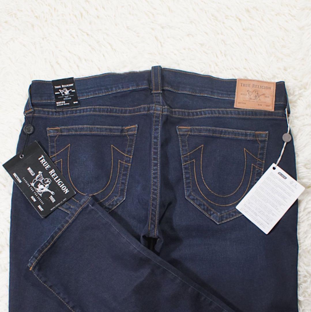希少サイズ《TRUE RELIGION》ROCCO(W40)スキニー 加工