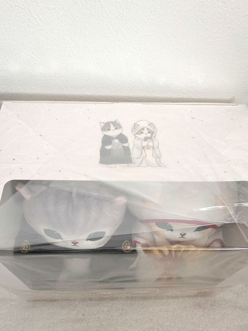 【未開封】モフサンド　にゃんこの和装ウエディングペアぬいぐるみ