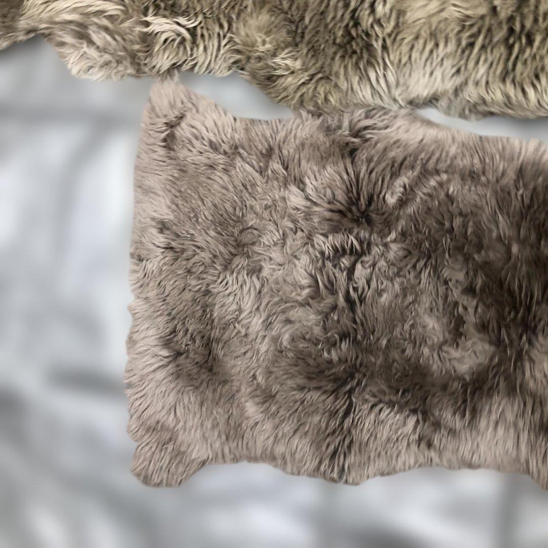 送料無料 天然ムートンラグ 毛皮 敷物 シープスキン 冬用ラグ 251230
