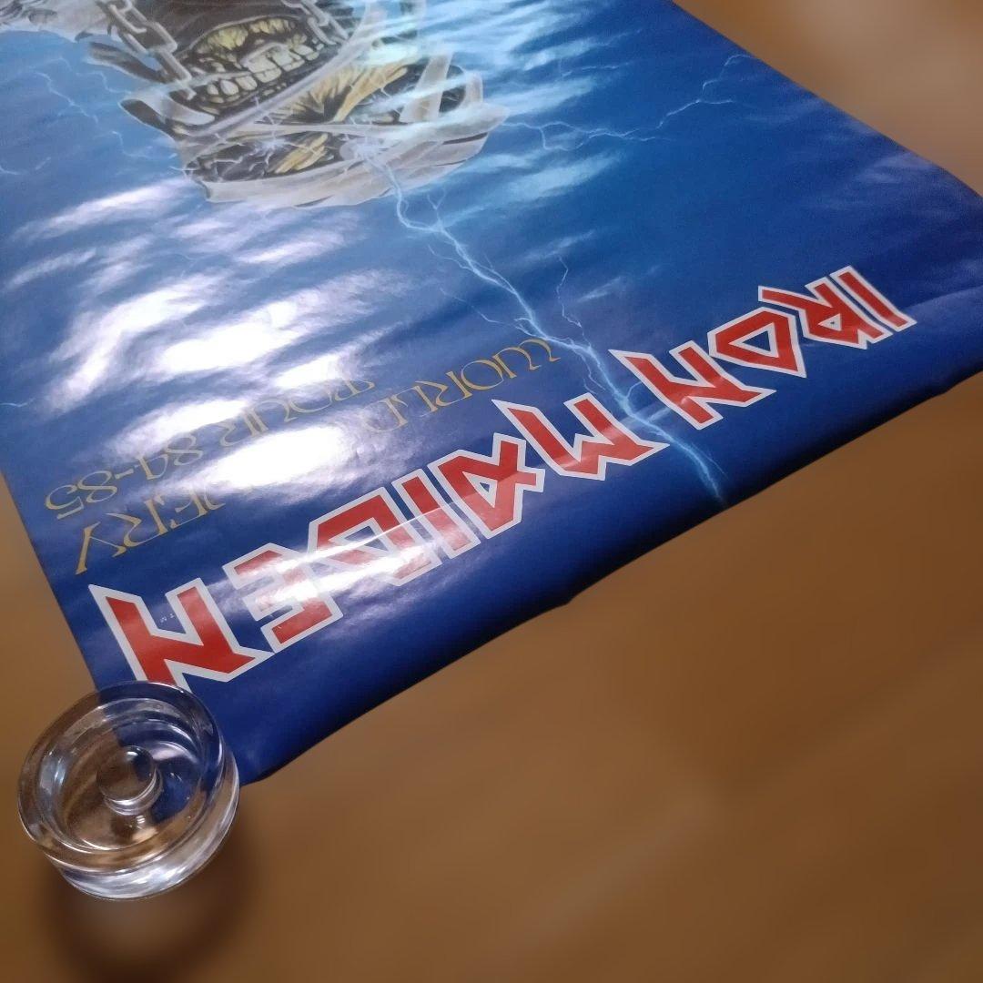 IRON MAIDEN ポスター 1985 WORLD SLAVERY TOUR