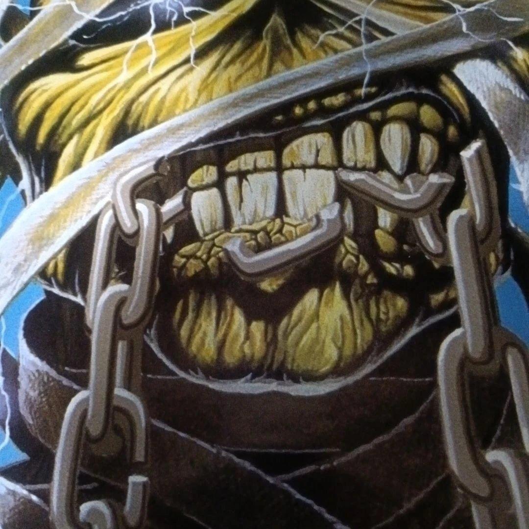 IRON MAIDEN ポスター 1985 WORLD SLAVERY TOUR