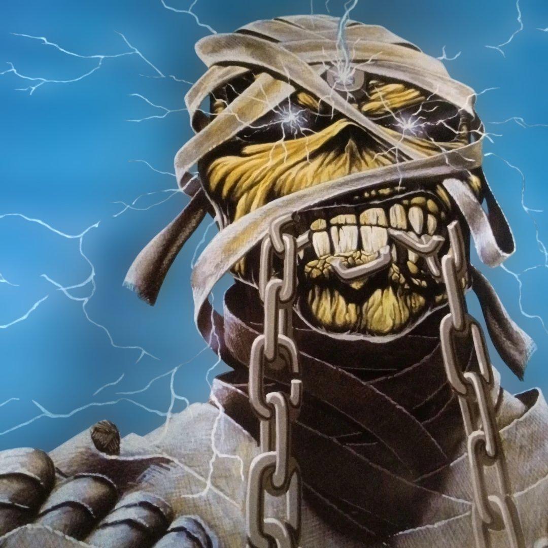 IRON MAIDEN ポスター 1985 WORLD SLAVERY TOUR