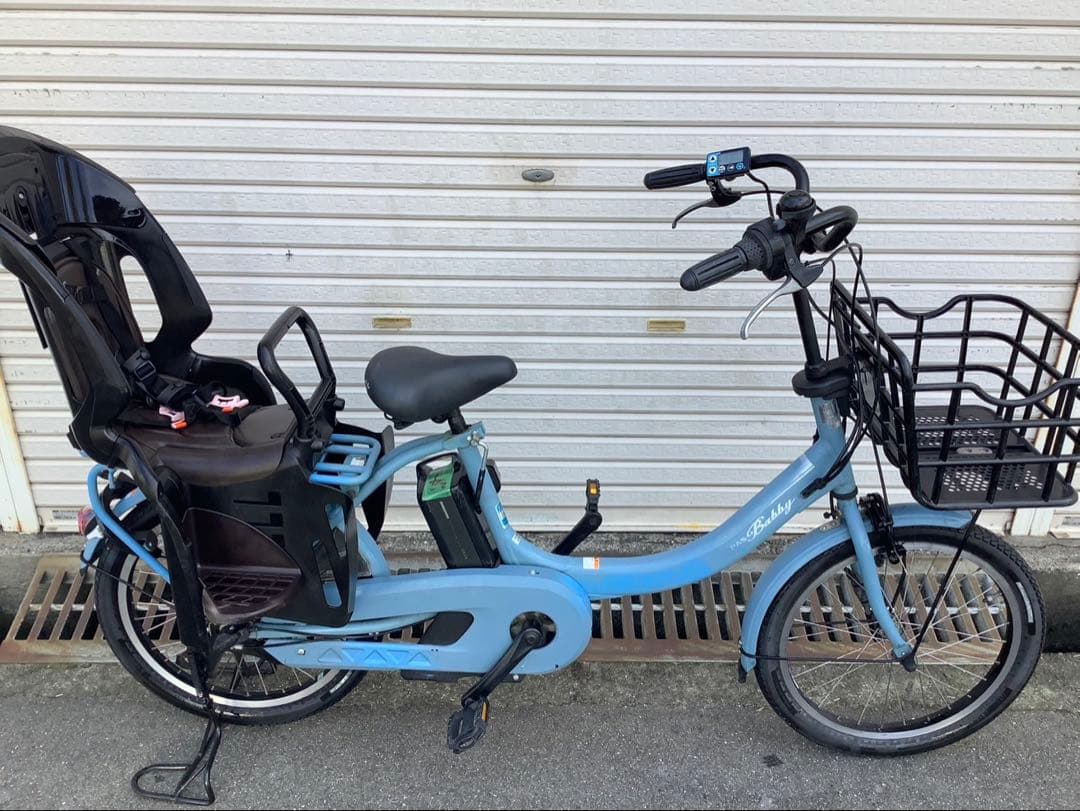 ヤマハ最新機種電動アシスト自転車pasBabby20インチブルーアルミボディー