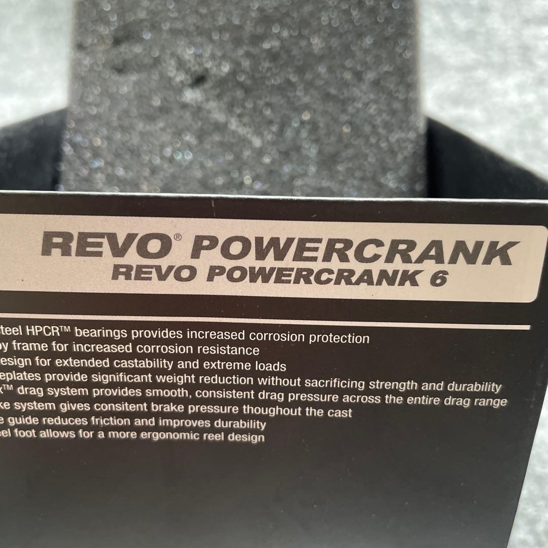 アブガルシアベイトリール/REVOパワークランク6/ギア比6.4:1 美品中古