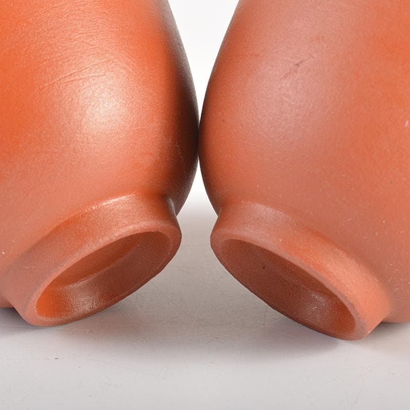 煎茶道具　紫砂　朱泥　内白釉　煎茶碗　20客まとめて　N　6285