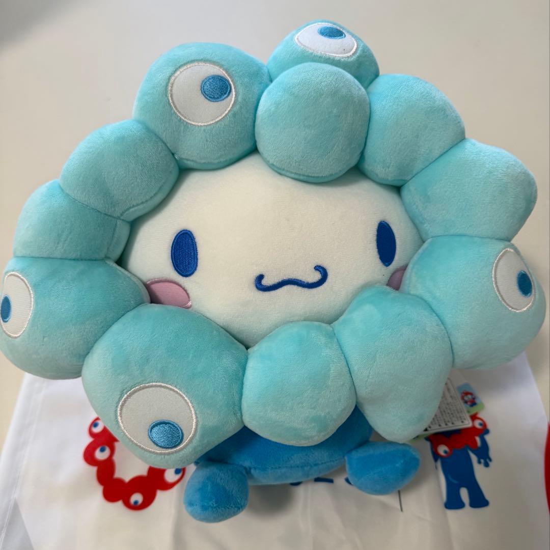 【会場限定色】万博　限定　ミャクミャク　シナモロール　L ぬいぐるみ