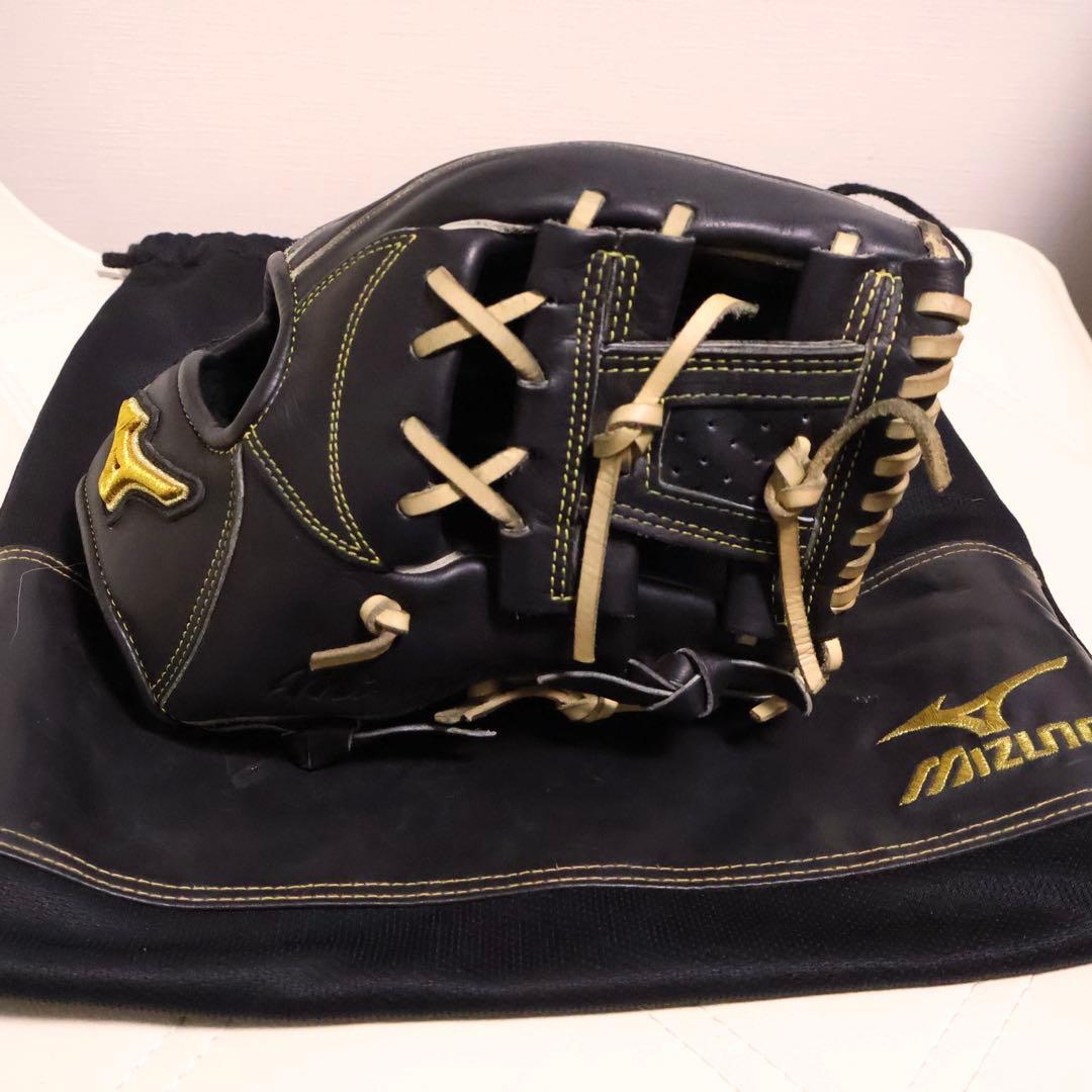 Mizuno Pro ミズノプロ　硬式グローブ　内野手用　ブラック