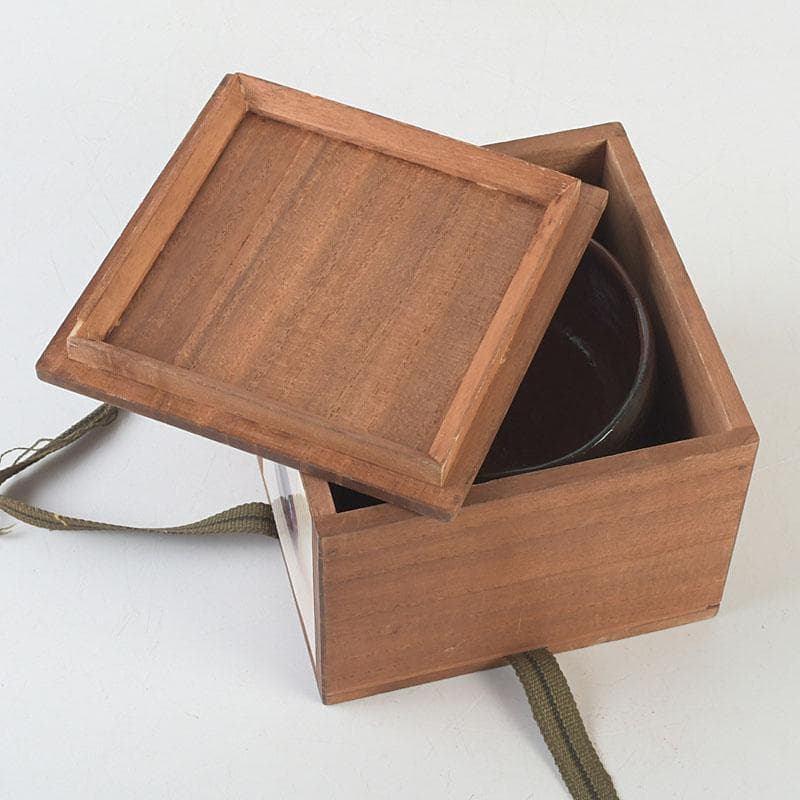 茶道具　楽吉左衛門　赤楽茶碗　共箱　V　9751