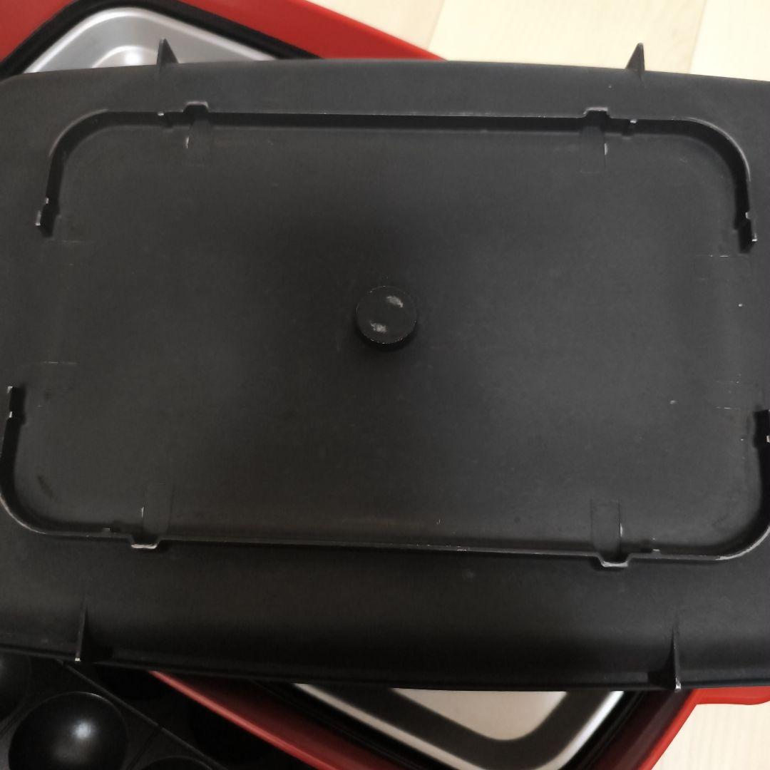 グリル付 BRUNO ブルーノ ホットプレート グランデ BOE026 レッド