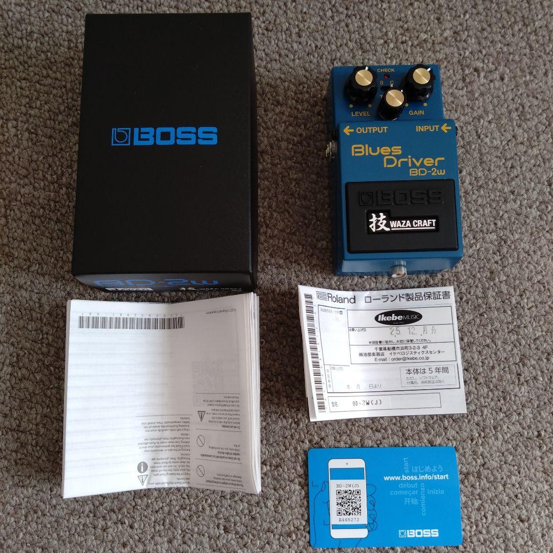 新品同様 boss bd-2w オーバードライブ 技 ボス ブルースドライバー