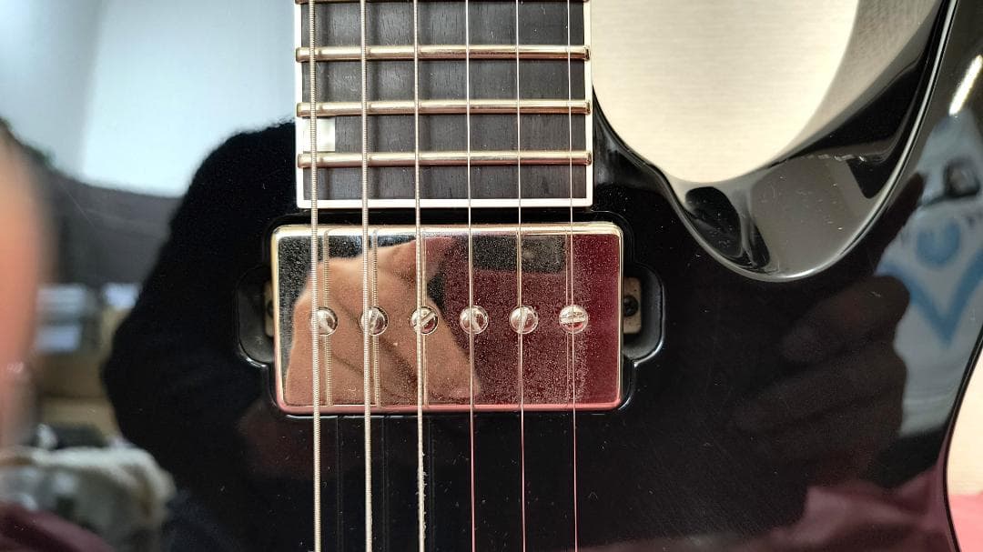 美品　ESP　M-II　CTM　NT/E#　BK　エレキギター　ギター