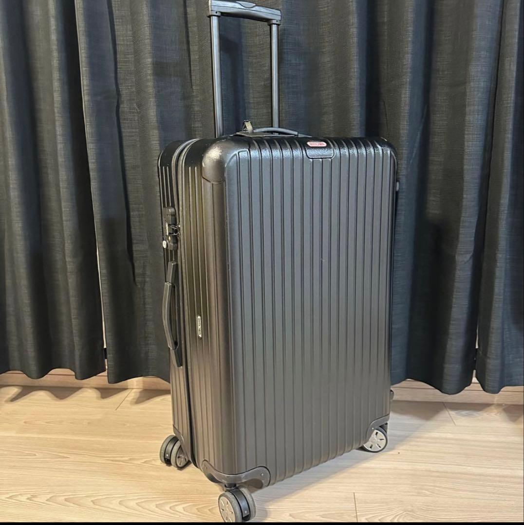 【美品】RIMOWAリモワ サルサ キャリーケース ブラック 4輪 82L