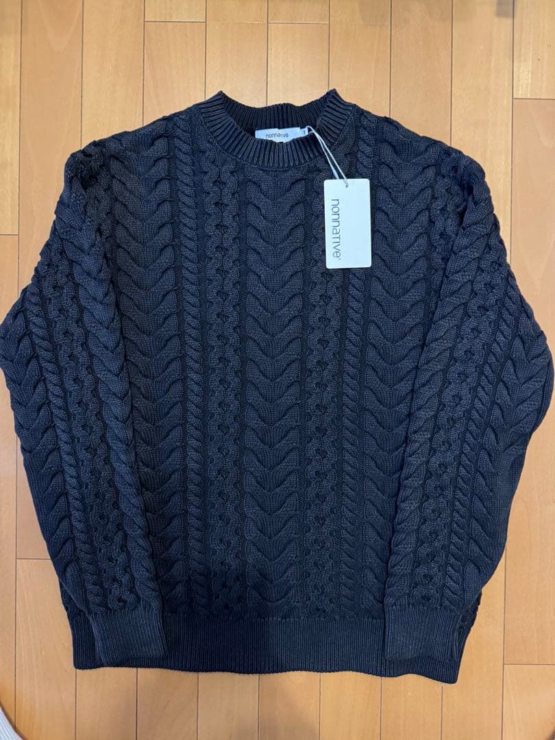 トップス nonnative 25AW MARINER PULLOVER ARAN SWE