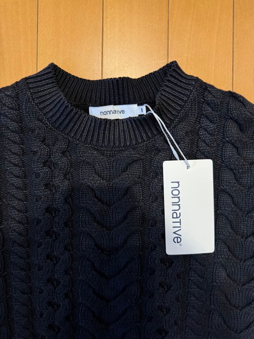 トップス nonnative 25AW MARINER PULLOVER ARAN SWE