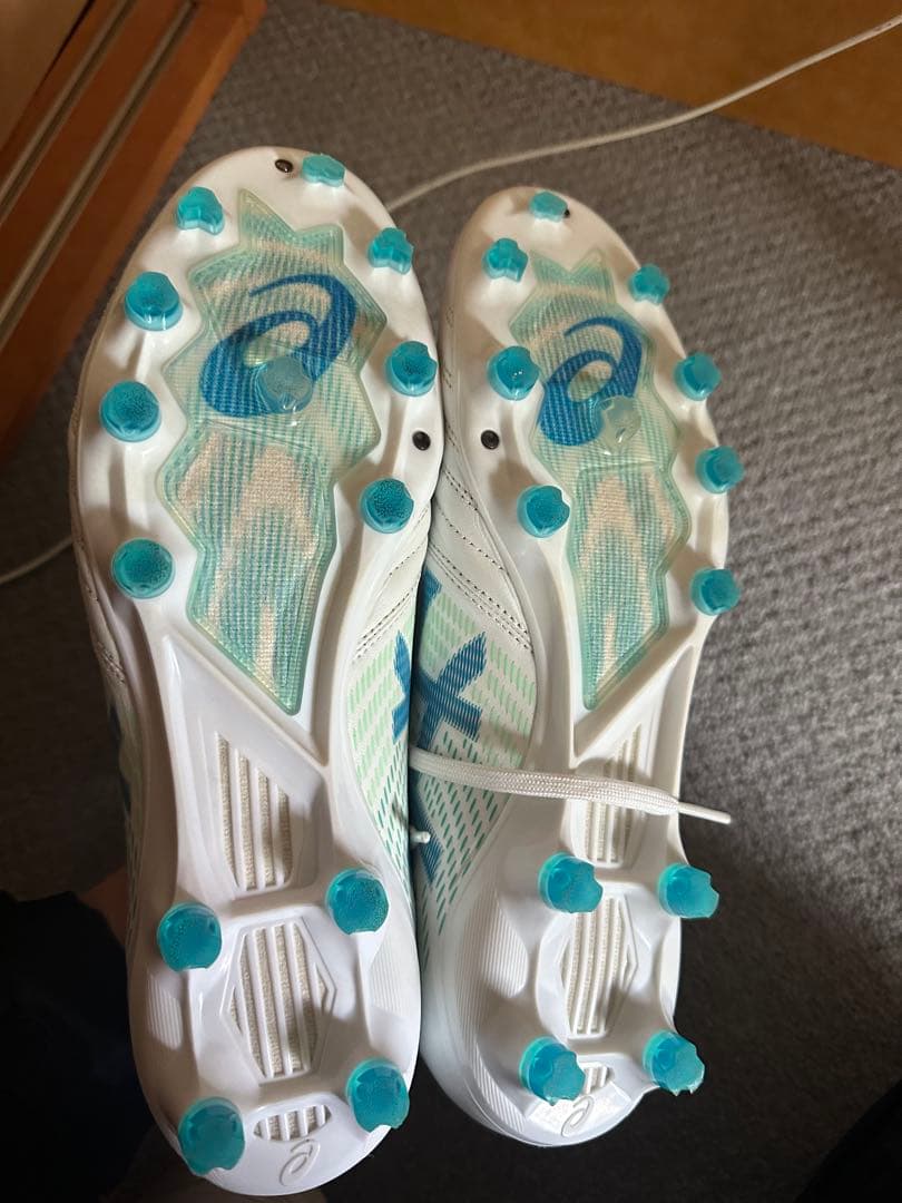 asics X-flyPRO2スパイクシューズ ホワイト/ブルー