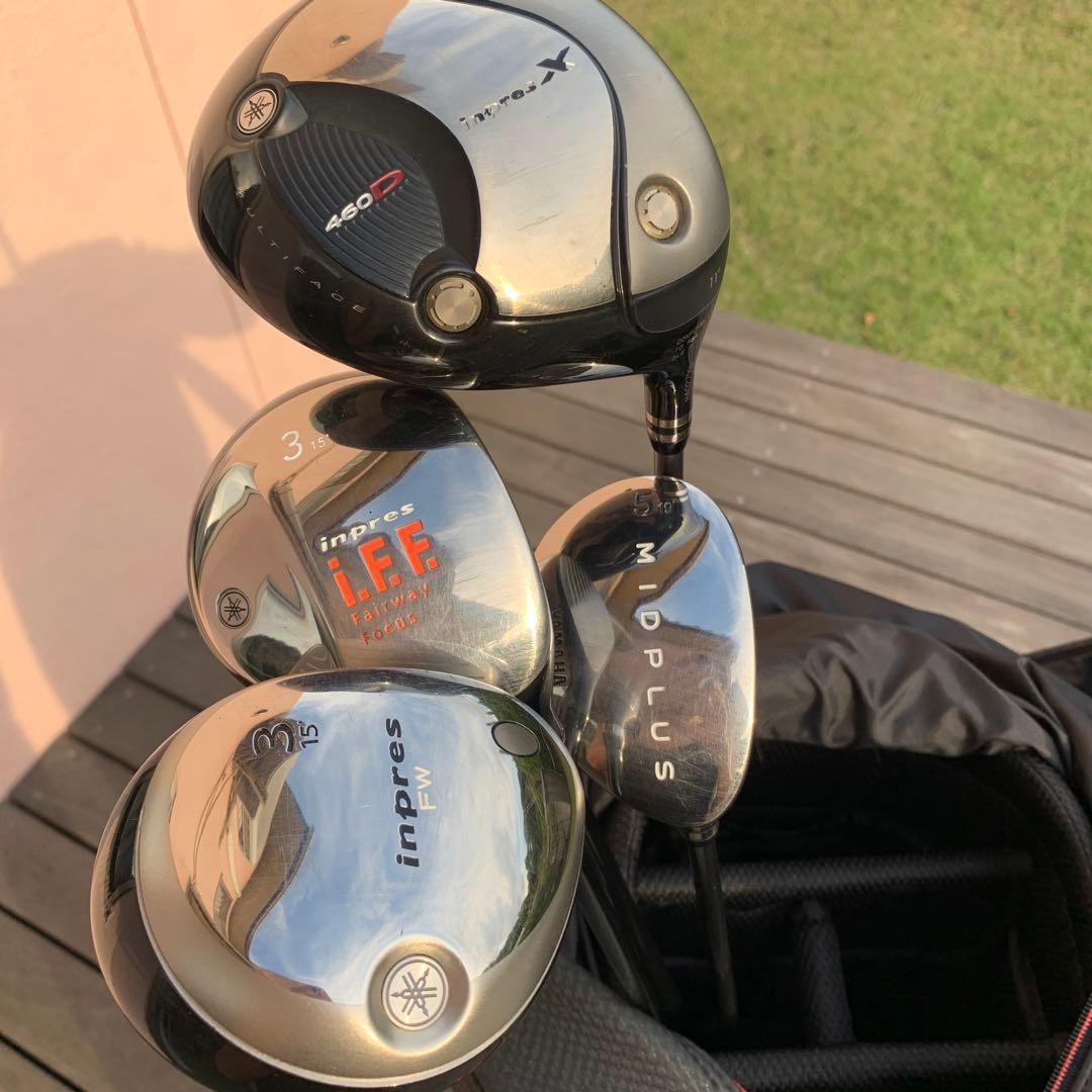 YAMAHA キャディーバッグ＆ウッド4本
